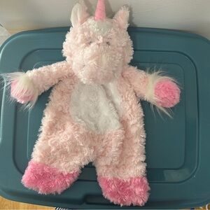 GANZ Pink and White Unicorn Plush